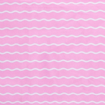 Serpentine Stripe Tickle Me Pink Futon Cover
