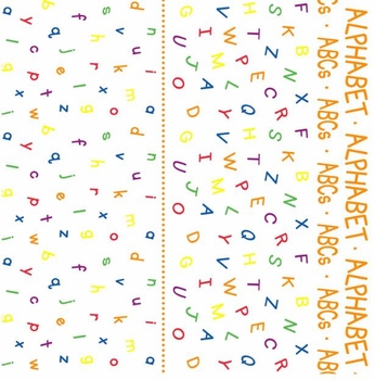 Alphabet Futon Cover