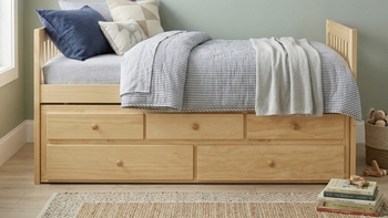 Bartly Twin/Twin Trundle Bed with Storage