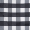 Buffalo Plaid Black Futon Cover