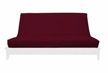 Merlot Burgundy Suede Futon Cover