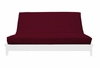 Merlot Burgundy Suede Futon Cover
