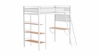 Campus Twin Workstation Loft Bed with Desk & Shelves