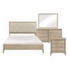 Cotterill 4-Piece Bedroom Set � Beige Farmhouse Style