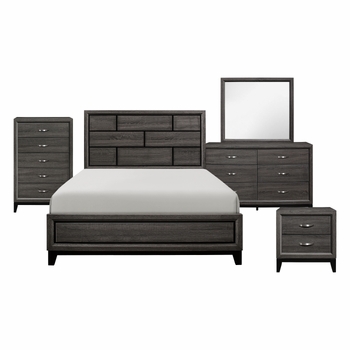 Davi Bedroom Set � Modern Wood Grain Collection