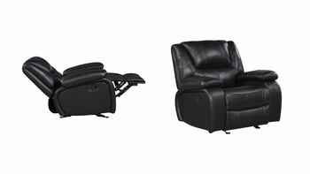 Ellicott Leather Glider Reclining Chair
