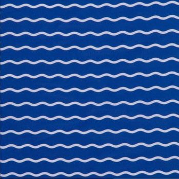 Serpentine Stripe Blue Berry Blue Futon Cover