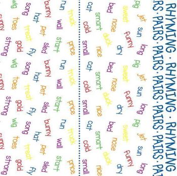 Rhyming Pairs Futon Cover