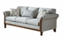 Roxanne Upholstered Flared Arm Sofa Platinum 552071