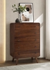 Robyn 5-Drawer Chest Dark Walnut Robyn 5-Drawer Chest Dark Walnut