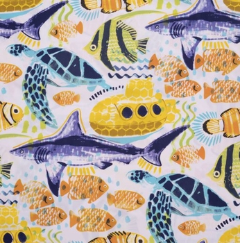 Yellow Submarine Futon Cover