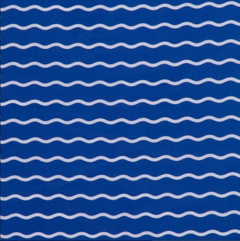 Serpentine Stripe Blue Berry Blue Futon Cover