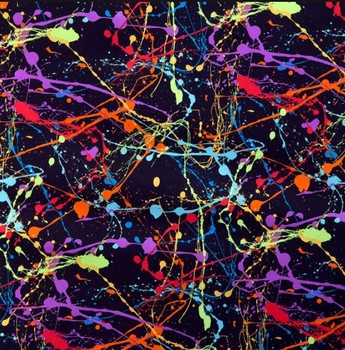 Neon Splat Futon Cover