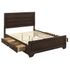 Kauffman Queen Panel Platform Bed with Storage Footboard