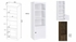 Laughlin 4-Shelf Media Tower White or Dark Pine Laughlin 4-Shelf Media Tower White or Dark Pine