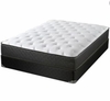 7" Medium Firm Euro Top Mattress with a box spring S70107
