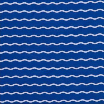 Serpentine Stripe Blue Berry Blue Futon Cover