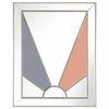 Rectangular Wall Mirror Champagne and Grey Rectangular Wall Mirror Champagne and Grey