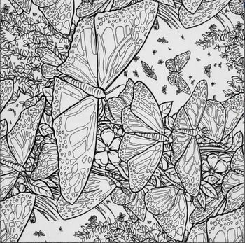 Beautiful Butterflies Futon Cover