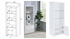 Jude 4-Shelf Media Tower High Gloss White Jude 4-Shelf Media Tower High Gloss White