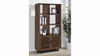 Maddox 71-Inch 5-Shelf Cabinet Bookcase Walnut Maddox 71-Inch 5-Shelf Cabinet Bookcase Walnut