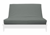 Federal Gray Suede Futon Cover