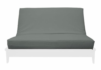 Federal Gray Suede Futon Cover