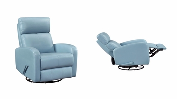 Sorrento Leather Swivel Glider Reclining Chair
