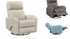 Sorrento Leather Swivel Glider Reclining Chair