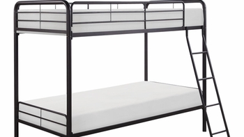 Lunar Twin over Twin Metal Bunk Bed