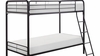 Lunar Twin over Twin Metal Bunk Bed