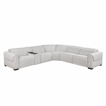 McPherson 6-Piece Modular Power Reclining Sectional with Power Headrests
