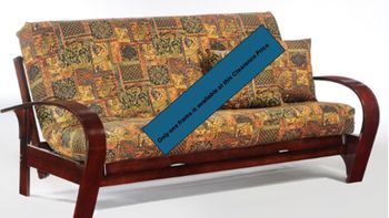 Montreal Full Rosewood futon frame 