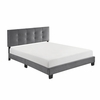 Newberry Velvet Upholstered Platform Bed