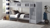Orion Collection Twin over Twin Staircase Storage Bunk Bed