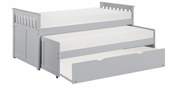 Orion Twin Bed with Two Twin Trundles � 3 Beds