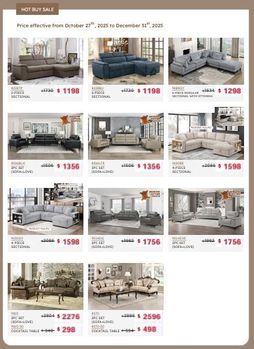 Page-9 Living room furniture - holiday sale flyer