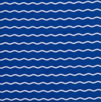 Serpentine Stripe Blue Berry Blue Futon Cover