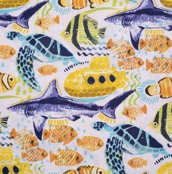 Yellow Submarine Futon Cover