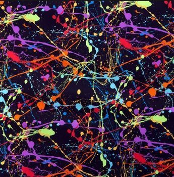 Neon Splat Futon Cover