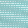 Serpentine Stripe Robin�s Egg Blue Twin Futon Cover