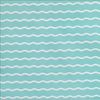 Serpentine Stripe Robin�s Egg Blue Futon Cover