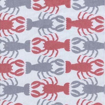 Crustacean Blue Futon Cover
