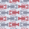 Crustacean Blue Queen futon cover