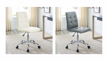 PRIM ARMLESS MID BACK OFFICE CHAIR