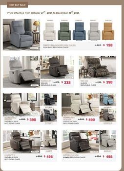 Page-10 Reclining Chairs on Sale | Manual & Power Recliners $198$498