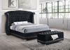 Barzini Glam Upholstered Queen Platform Bed