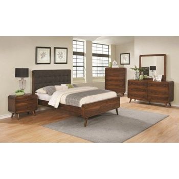 Robyn Queen Tufted Upholstered Platform Bed
