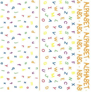 Alphabet Futon Cover