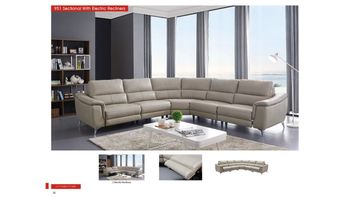 951 Sectional with 2 Electric recliners